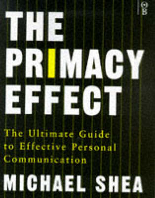 Book cover for The Primacy Effect