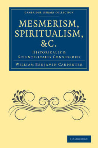 Cover of Mesmerism, Spiritualism, etc.