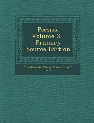 Book cover for Poesias, Volume 3