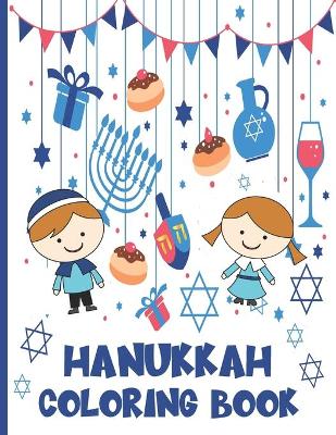 Book cover for Hanukkah Coloring Book