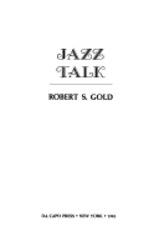 Cover of Jazz Talk