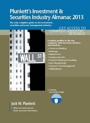 Cover of Plunkett's Investment & Securities Industry Almanac 2013