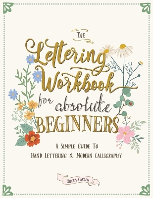 Book cover for The Lettering Workbook for Absolute Beginners