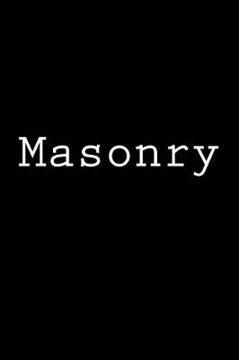 Book cover for Masonry