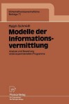 Book cover for Modelle der Informationsvermittlung