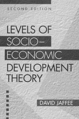 Cover of Levels of Socio-economic Development Theory