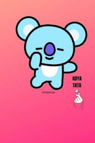 Cover of Kpop BTS BT21 KOYA Removableears NoteBook For Boys And Girls