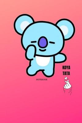Book cover for Kpop BTS BT21 KOYA Removableears NoteBook For Boys And Girls