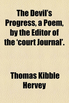 Book cover for The Devil's Progress, a Poem, by the Editor of the 'Court Journal'.