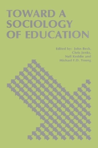 Cover of Toward a Sociology of Education