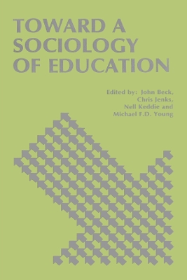 Book cover for Toward a Sociology of Education