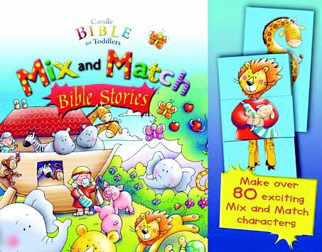 Book cover for Candle Bible for Toddlers Mix and Match Bible Stories