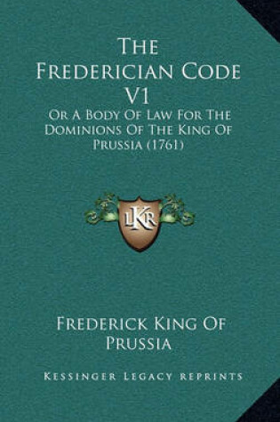 Cover of The Frederician Code V1