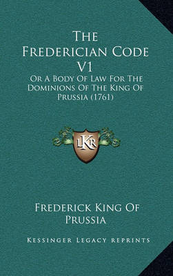 Book cover for The Frederician Code V1