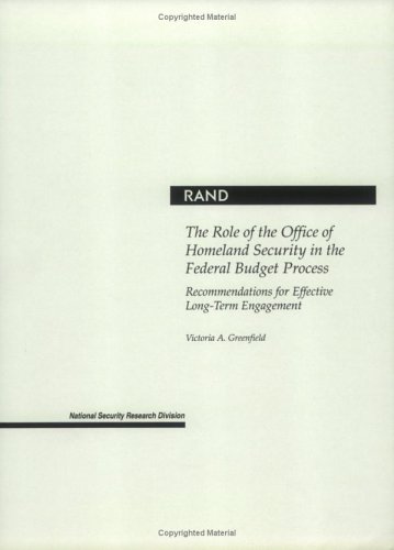 Book cover for Role of the Office of Homeland Security