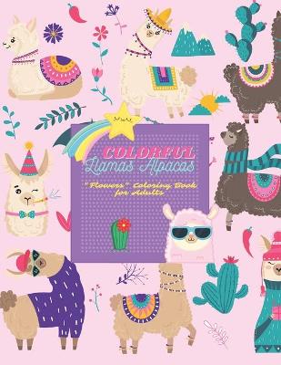 Book cover for Colorful Llamas Alpacas