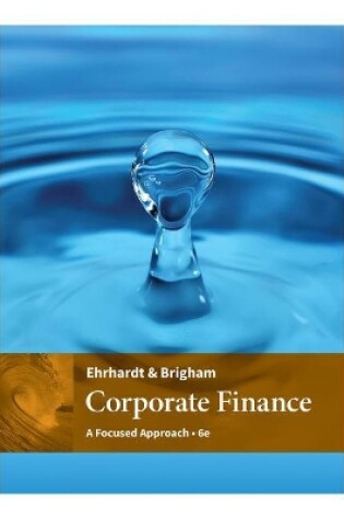 Cover of Mindtapv3.0 for Ehrhardt/Brigham's Corporate Finance: A Focused Approach, 1 Term Printed Access Card