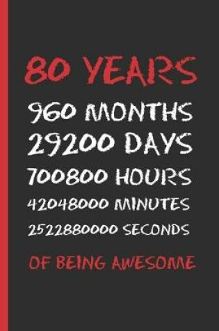 Cover of 80 Years of Being Awesome