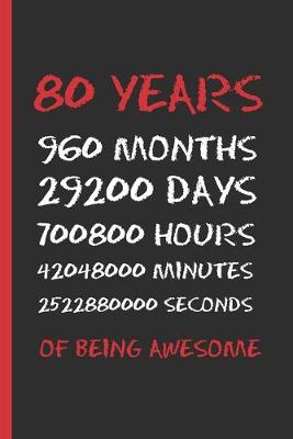 Book cover for 80 Years of Being Awesome