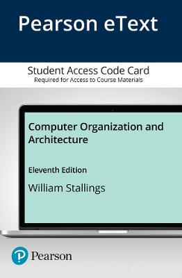 Book cover for Computer Organization and Architecture -- Access Code Card