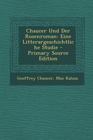 Cover of Chaucer Und Der Rosenroman