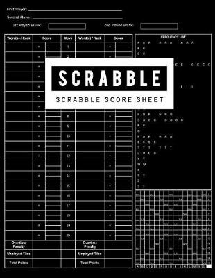 Book cover for Scrabble Score Sheet