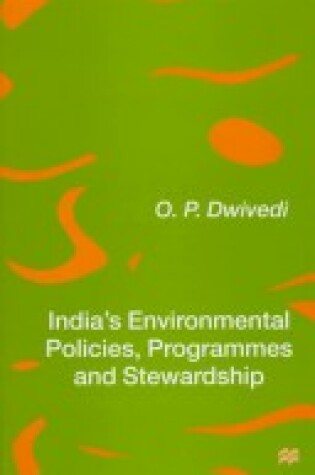 Cover of India's Environmental Policies, Programs, and Stewardship