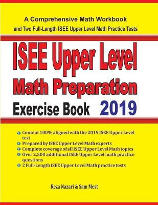 Book cover for ISEE Upper Level Math Preparation Exercise Book