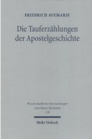 Cover of Die Tauferzahlungen der Apostelgeschichte