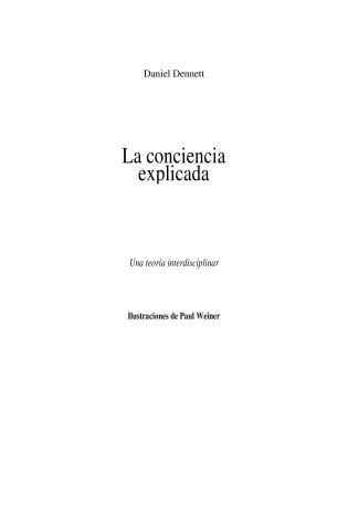 Cover of La Conciencia Explicada