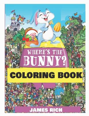 Book cover for Where's the Bunny coloring book