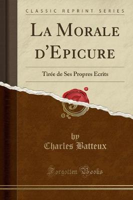 Book cover for La Morale d'Epicure