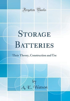 Book cover for Storage Batteries