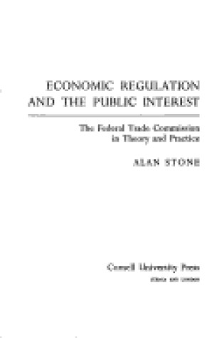 Cover of Economic Regulation and the Public Interest