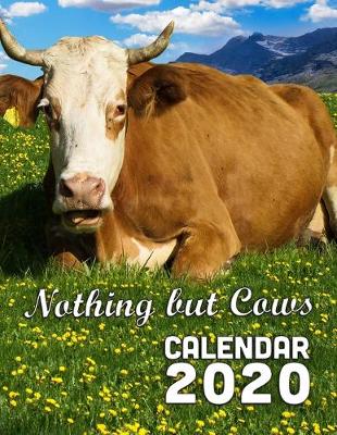 Book cover for Nothing but Cows Calendar 2020