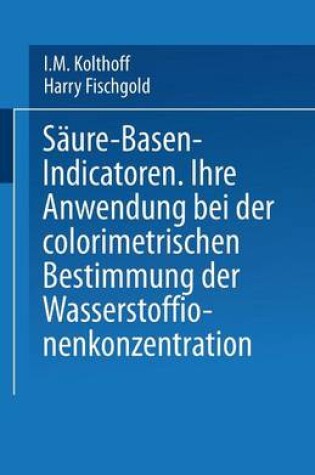 Cover of Säure — Basen — Indicatoren