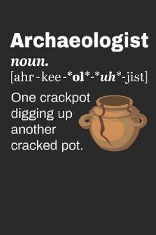 Cover of Archaeologist Definition