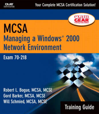 Book cover for MCSA Training Guide (70-218)