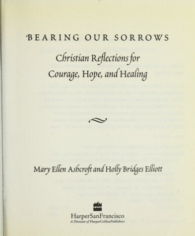 Book cover for Bearing Our Sorrows