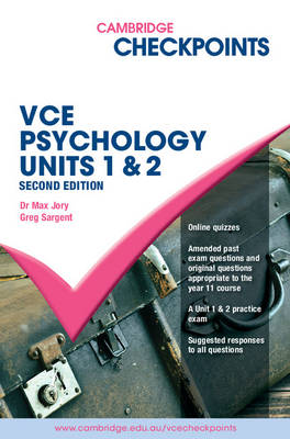 Cover of Cambridge Checkpoints VCE Psychology Units 1 and 2