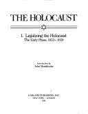 Cover of Legalizing Holocaust 1933-39