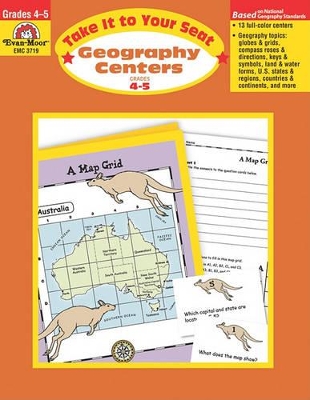 Book cover for Geography Centers Grades 4-5