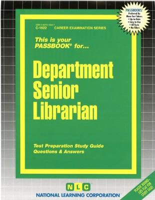 Book cover for Department Senior Librarian