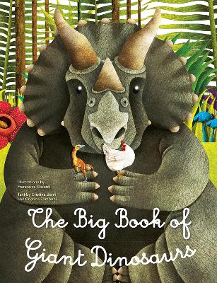 Book cover for The Big Book of Giant Dinosaurs, The Small Book of Tiny Dinosaurs