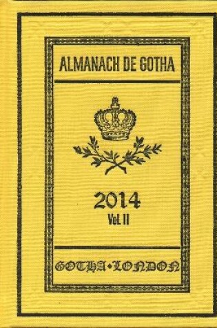 Cover of Almanach de Gotha 2014
