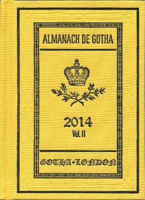 Book cover for Almanach de Gotha 2014