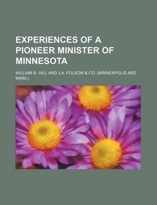 Book cover for Experiences of a Pioneer Minister of Minnesota