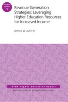 Book cover for Revenue Generation Strategies: Leveraging Higher Education Resources for Increased Income