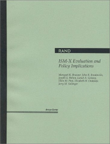 Book cover for Ism-X Evaluation and Policy Implications