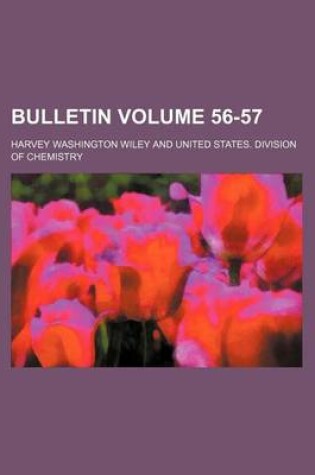 Cover of Bulletin Volume 56-57